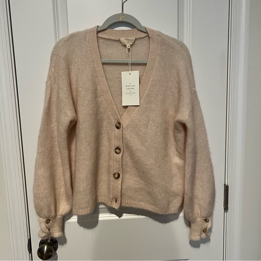 NWT Sézane Gilet Mia cardigan size XS